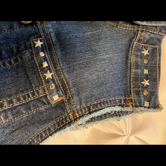 Jordache studded jean vest - Picture 2 of 2